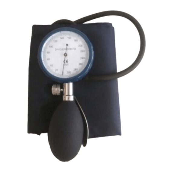 Blood Pressure Meter Aneroid Palm ABS Gauge – Blue