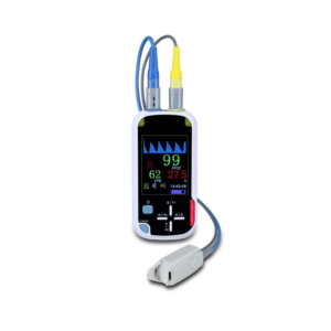Pulse Oximeter Jerry-II+ Spo2 PR Temp blue tooth lion battery 15 hour