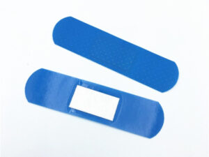 blue waterproof plasters