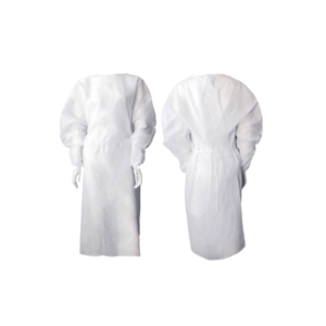 Disposable Isolation Gown (White) - Oxyaider