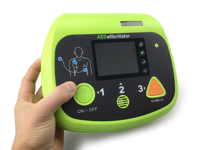 Portable Color Screen AED Defibrillator with ECG