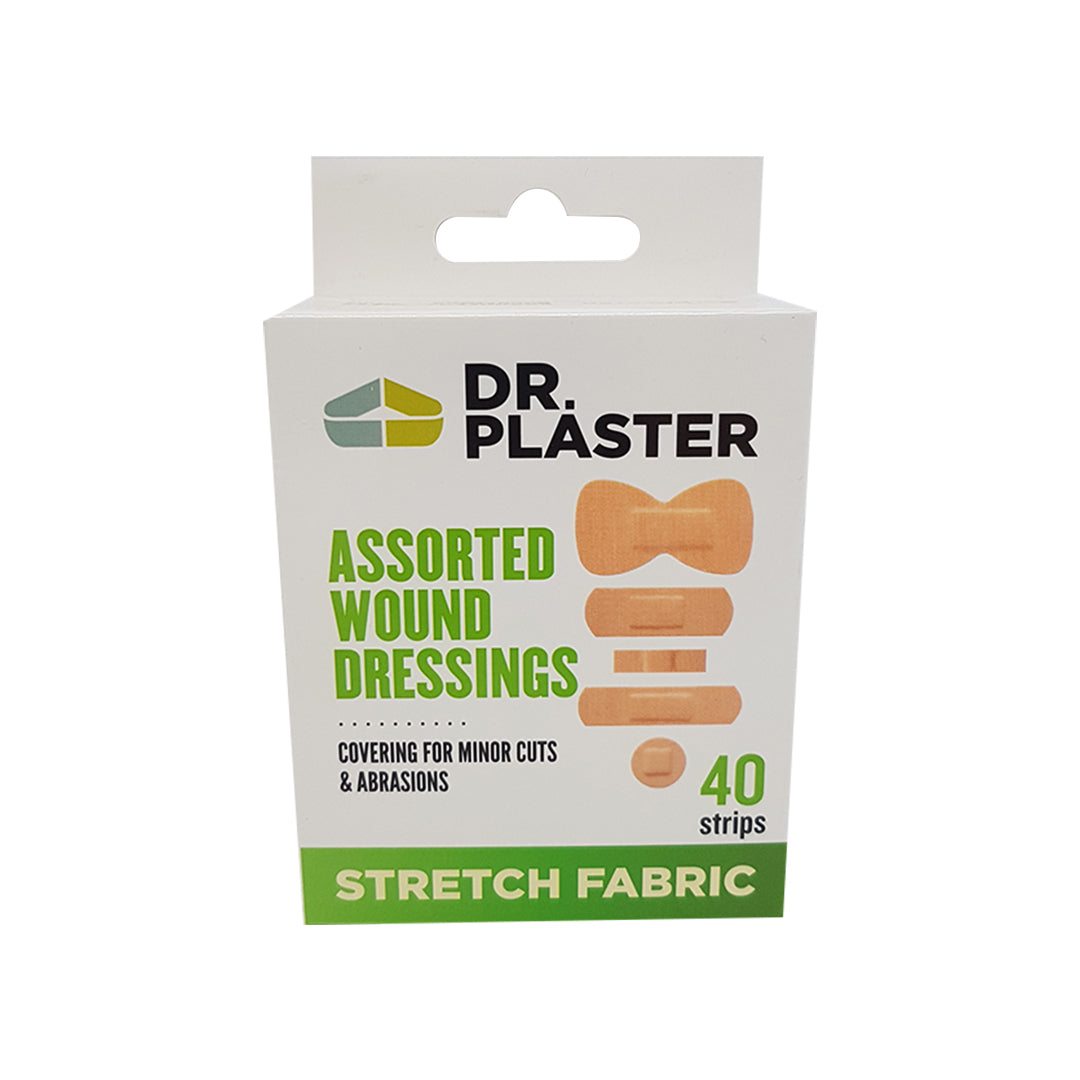 Dr Plaster Assorted Plasters 40 (Stretch Fabric)