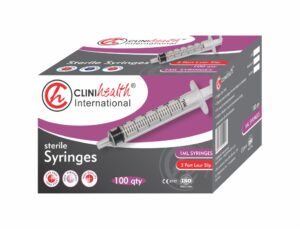 Syringe 1ml 3 Part L/Slip CliniHealth