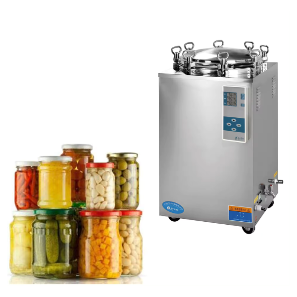 autoclave sterilizer for glass bottle canned food