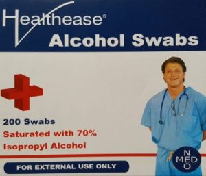 Healthease Alcohol Swabs