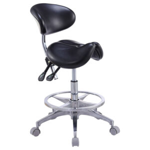 Ergonomic PU Leather Dental Saddle Chair