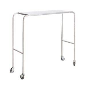Overbed Table - Full Stainless Steel - Fixed Height